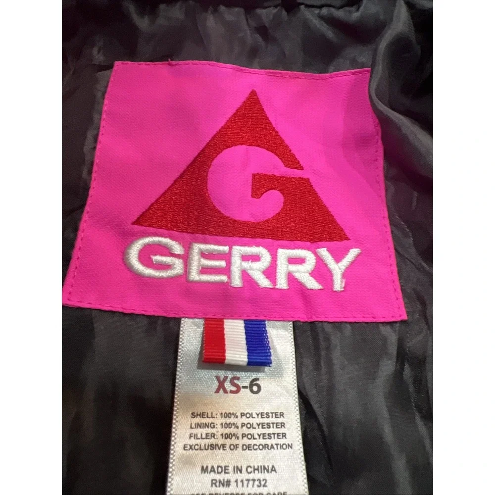 Gerry Down Lightweight jacket Black Rose packable Warm Cute‎ Xs6 Hanging